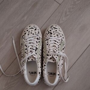 Madewell White and Black Athletic Shoes